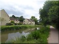 Modern houses by Kennet and Avon Canal, Bathampton