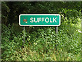 TM0080 : Suffolk County Name sign on the B1111 Common Road by Geographer