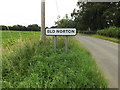TM0079 : Blo Norton Village Name sign on Hall Lane by Geographer