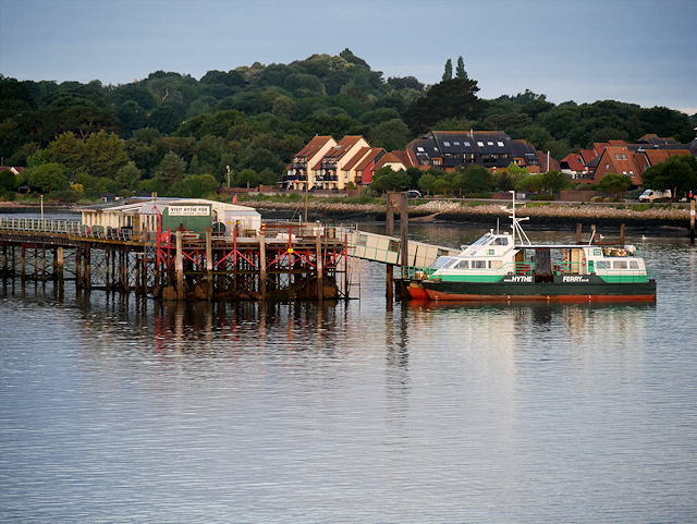 Hythe Ferry at the End of the Pier © David Dixon :: Geograph Britain ...