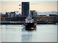 SU4209 : Oil Tanker Whitchampion Leaving Southampton Docks by David Dixon