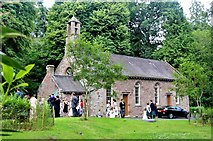 NT6131 : Wedding at Mertoun Kirk by Alan Reid