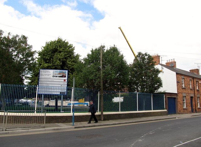 Extension work on the CBS Primary School site in Chapel Street