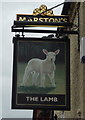 Sign for the Lamb Inn public house, Castle Donington