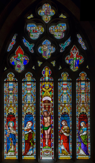 East window, St James's church, Woolsthorpe by Belvoir