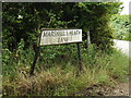 TL1616 : Marshalls Heath Lane sign by Geographer