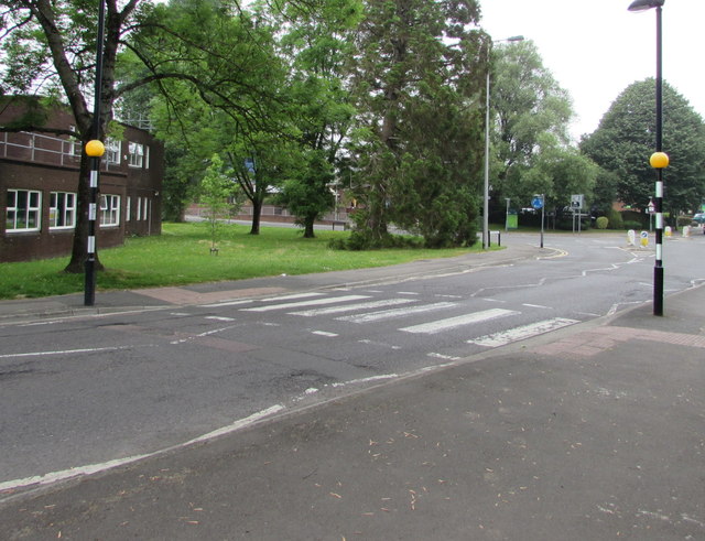 Zebra crossing across Mizzymead Road, Nailsea