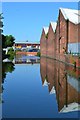 Reflections in the canal near Brace Factory Bridge