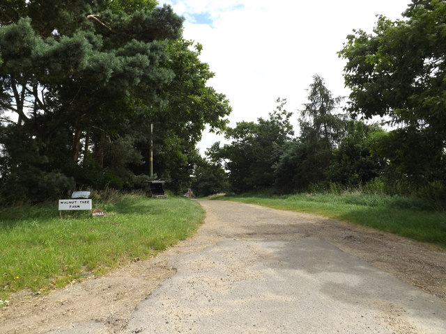 Entrance to Walnut Tree Farm