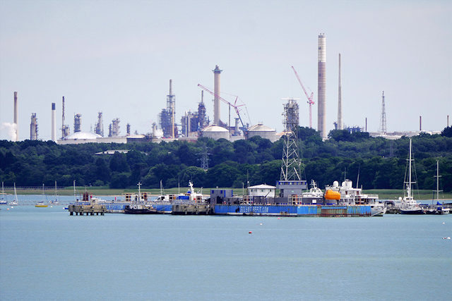 Southampton Water, Hythe Marine Terminal and Petrochemicals Plant
