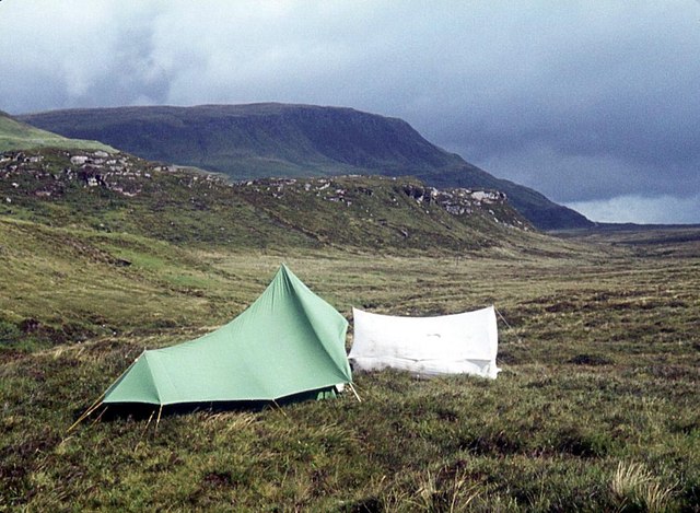 Camp on the moor above Elgol