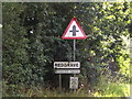 TM0478 : Redgrave Village Name sign on the B1113 Redgrave Road by Geographer