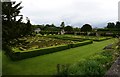 Pitmedden Garden: Two of the four parterres in the Great Garden