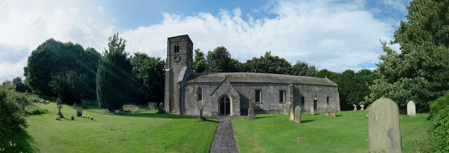 St Nicholas' Church: Panorama of Churchyard