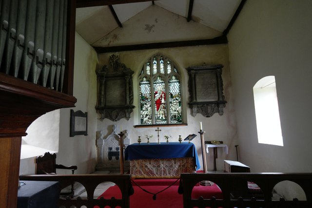 St Nicholas' Church: east window and altar rails