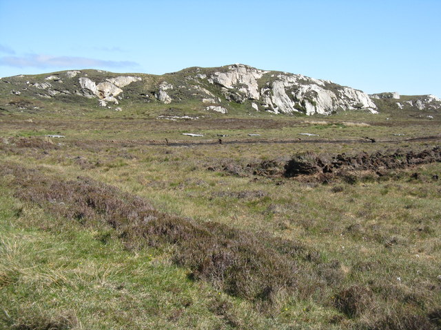 Cliff and peat cutting on South Harris
