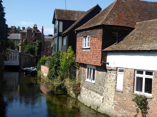 The Great Stour river, Canterbury