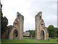 ST5038 : Glastonbury Abbey: the classic view by Bill Harrison