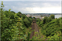 SE1732 : Railway Lines below Wakefield Road, Bradford by Chris Heaton