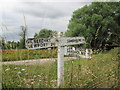 Rural  signpost  in  a  natural  setting