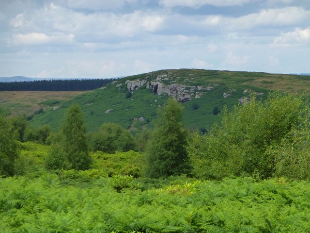 View to Goatscrag Hill