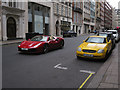 TQ2880 : Ferrari 488 Spider on Berkeley Street by Hugh Venables