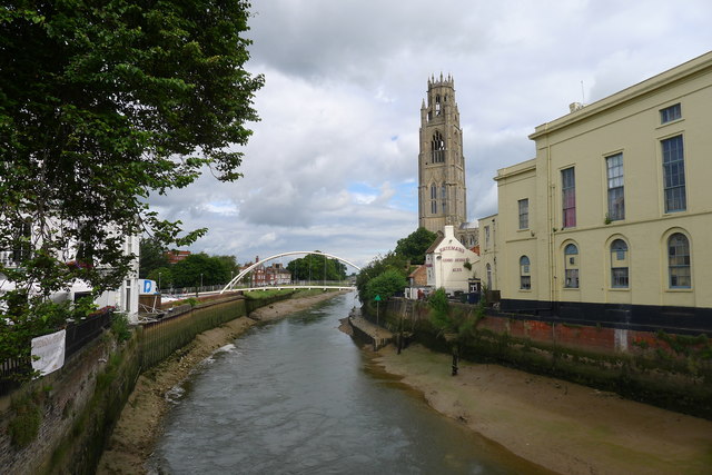 The River Witham, from Town Bridge, Boston