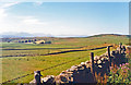 Westward to Carnedd Mountains of Snowdonia from near Cerrigydrudion, 1995