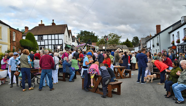 The One Show comes to Weobley © Philip Pankhurst :: Geograph Britain ...