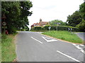 Road junction with cottage north of Winkhurst Green