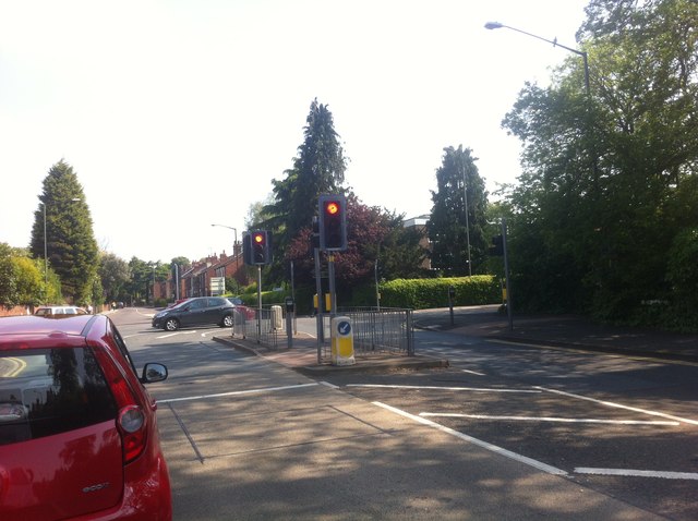 Intersection of Chester Road and Comberton Road
