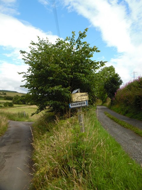 Track junction east of Banton village