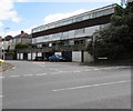 East Grove Road housing above lockup garages, Alway, Newport