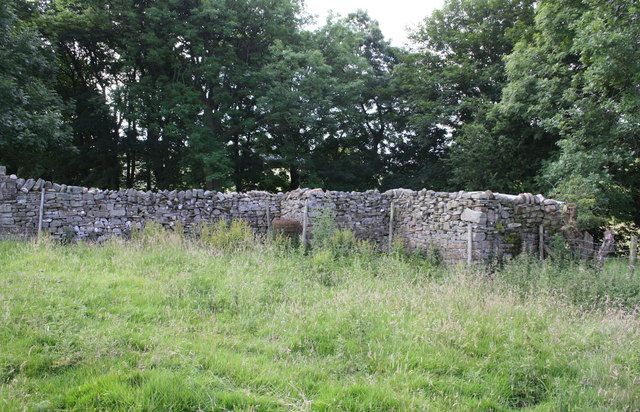 Stone wall beside B6270 east of Nateby © Roger Templeman cc-by-sa/2.0 ...