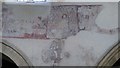 SP4033 : Wall painting in South Newington church #4 by Philip Halling