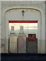 Disused postboxes and stamp machine, former Post Office on Middle Street North, Driffield