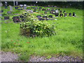 Seion Chapel, St Clears - overgrown culvert and graves