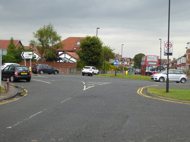 Roundabout in West Monkseaton