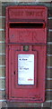 Close up, Elizabeth II postbox on Northfield Road, Driffield
