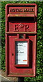 Close up, Elizabeth II postbox on Driffield Spellowgate