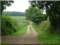 Byway to the north west of  Winkburn