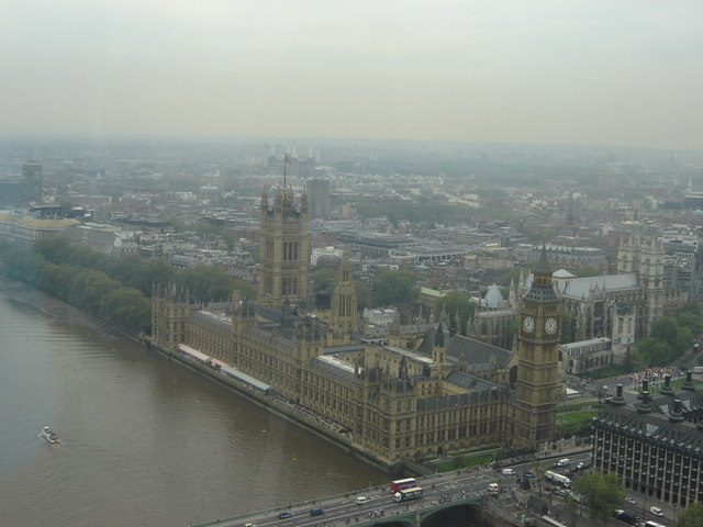 Palace  of  Westminster  from  the  London  Eye