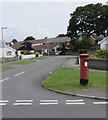 Queen Elizabeth II pillarbox on a Dinas Powys corner