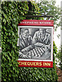 Chequers Inn sign