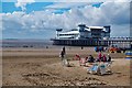 ST3161 : Beach and pier, Weston super Mare by Jim Osley
