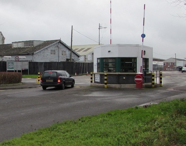 Entrance to Pucklechurch Industrial Estate