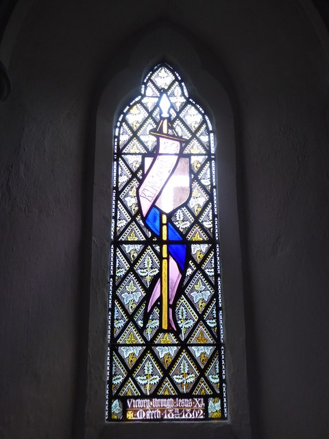 St Margaret, Kirstead: stained glass window (d)