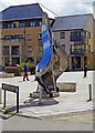 Sculpture in Marigold Square (2), Shilton Park, Carterton, Oxon