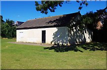 SP2706 : Hut (2), Alvescot Road Recreation Ground, Alvescot Road, Carterton, Oxon by P L Chadwick