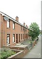 Modern brick-built terraced housing in Bridge Street